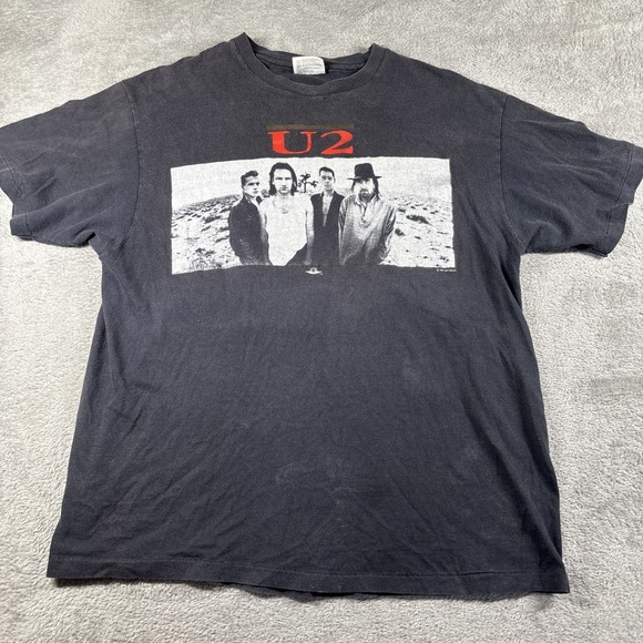 Hanes Other - Vintage 1987 U2 Joshua Tree Concert Tour T-Shirt - Hanes - SIZE XL
